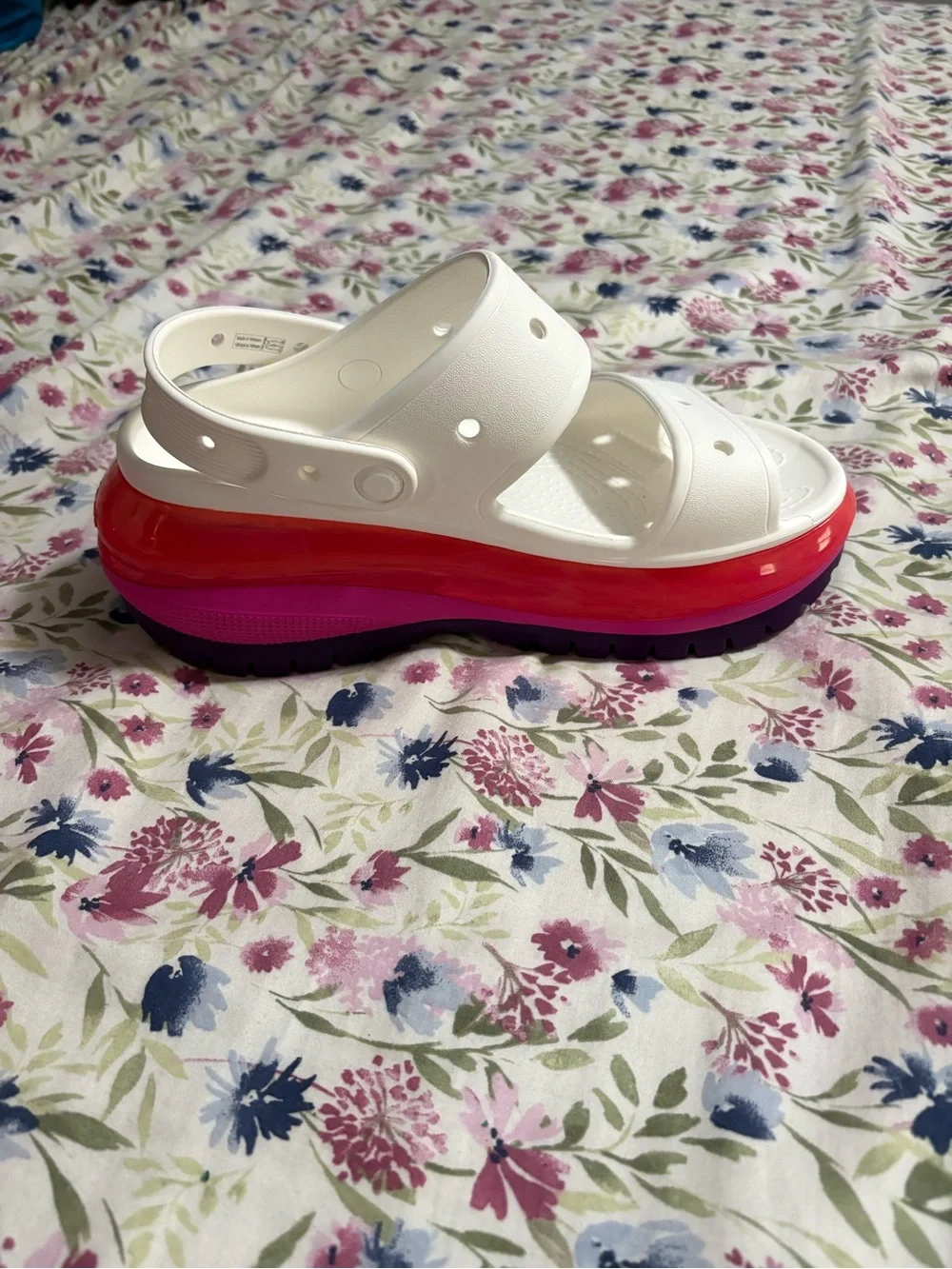 Crocs Mega Crush Sandals White/Multi